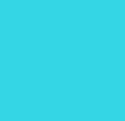 Solid turquoise blue color swatch