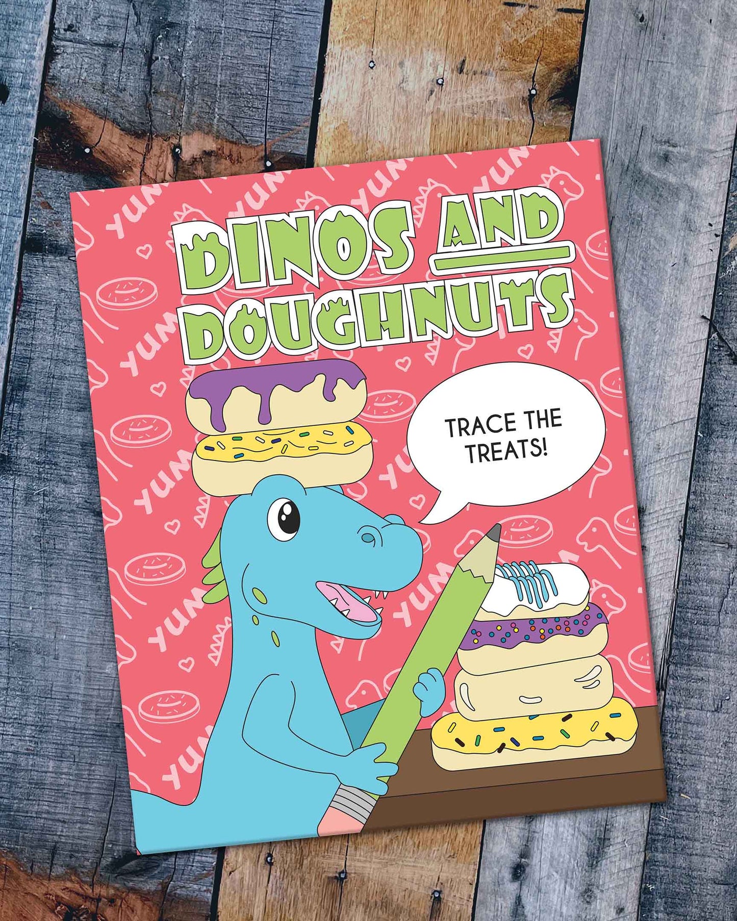 Dinos And Doughnuts : Trace The Treats!