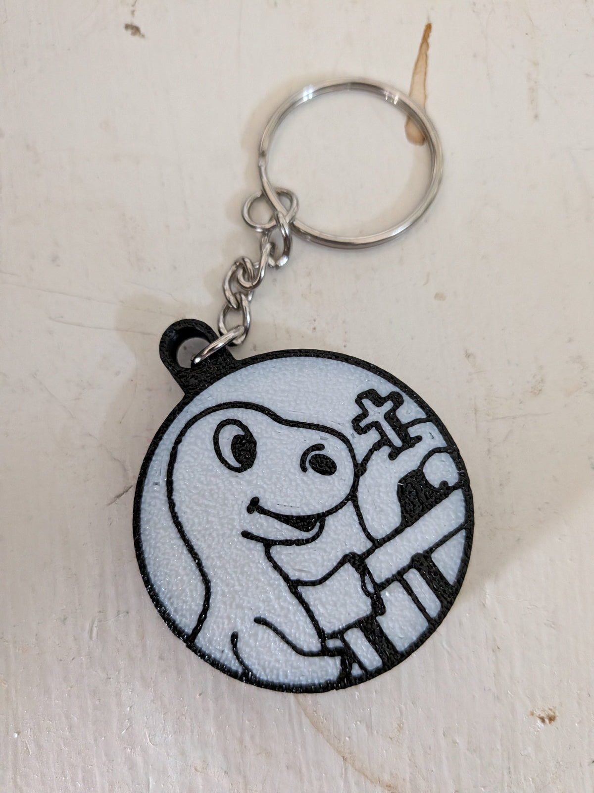 Darren The Dino Colorable Keychain