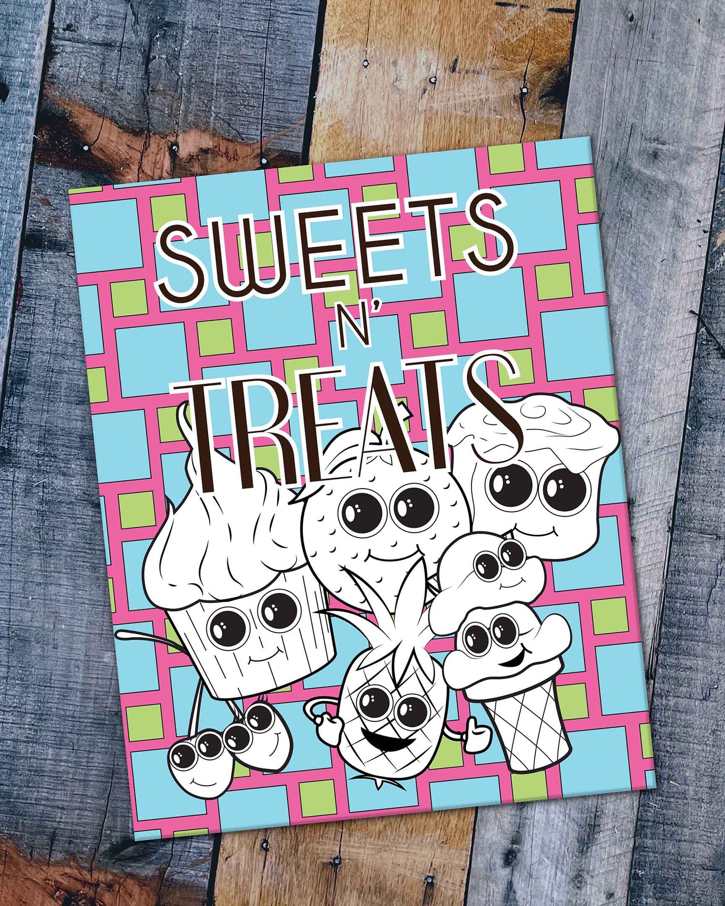 Sweets N' Treats : A Tasty Time For Coloring