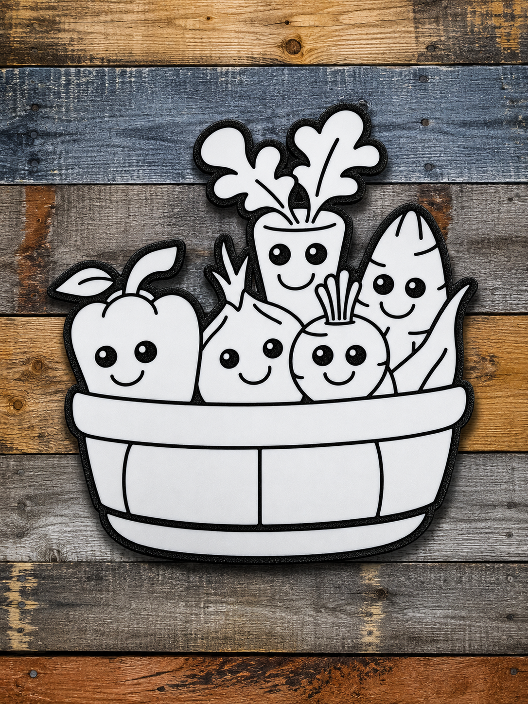Stick A Doodle Veggie Basket