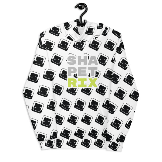 Shapetrix Stacked Allover Print Logo Hoodie
