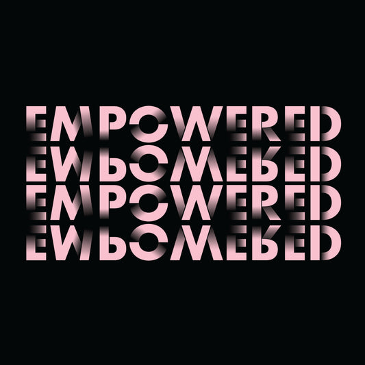 Resilience Text Tee: Empowerment Echo Tee - Pink Edition