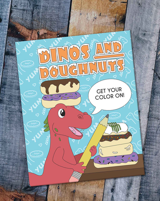 Dinos And Doughnuts : Get Your Color On!