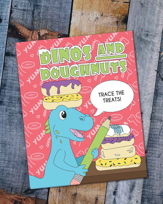 Dinos And Doughnuts : Trace The Treats!