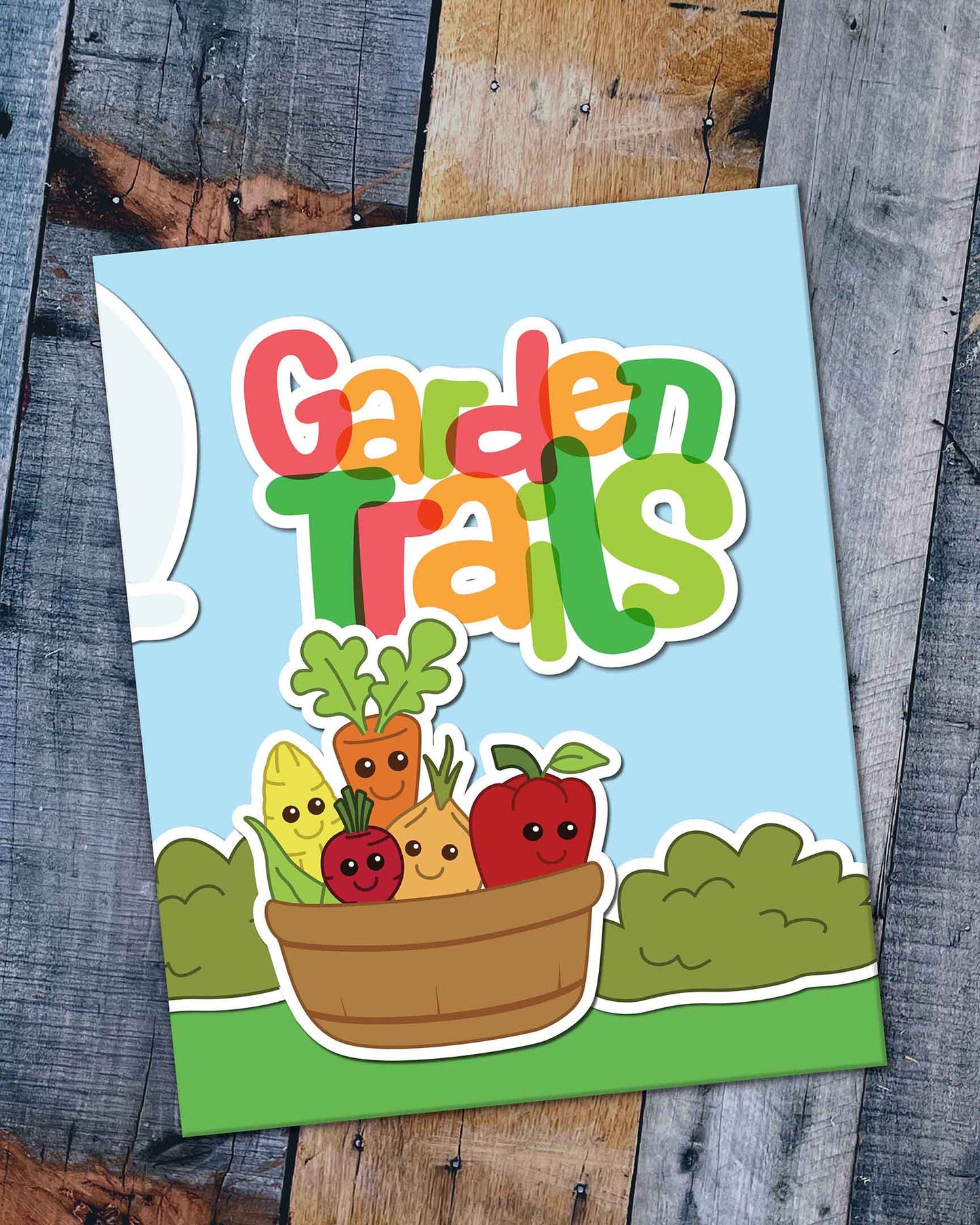 Garden Trails : A Colorful Journey of Veggies, Learning & Creativity
