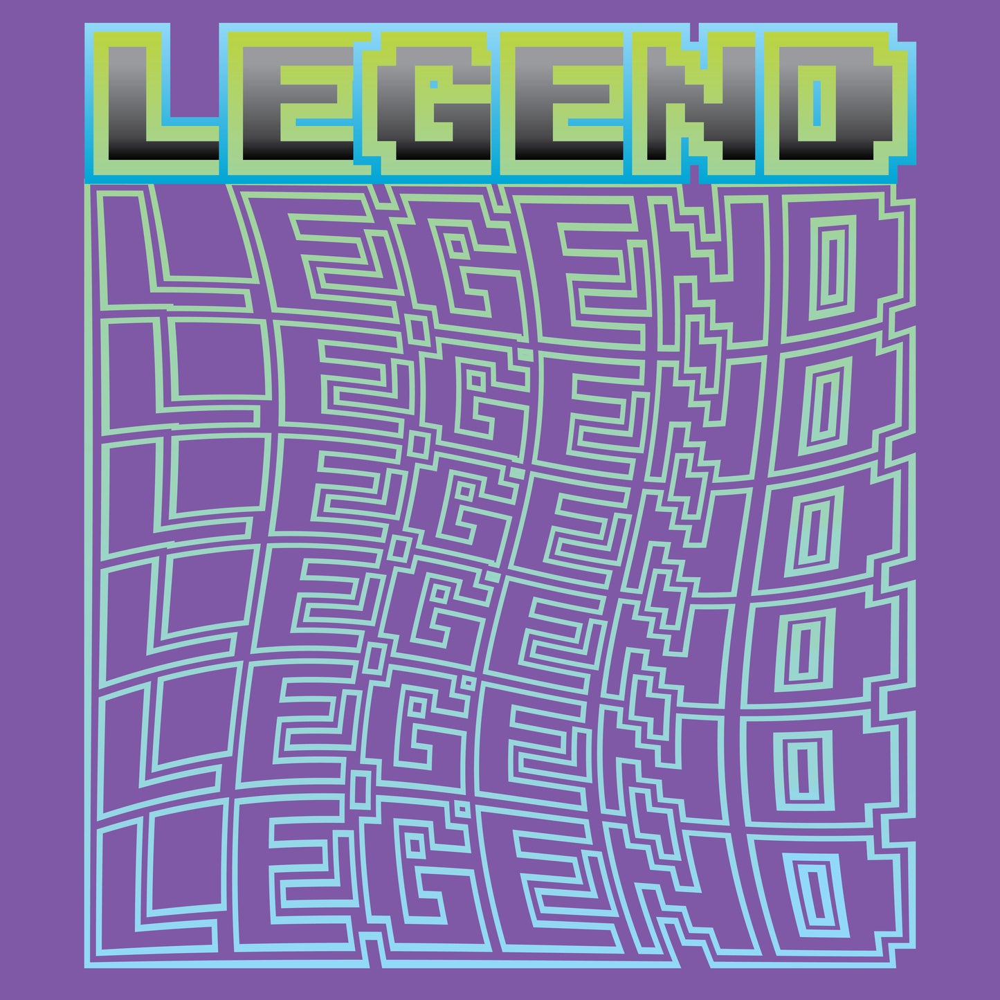 Digital Dynasty: The Legend Tee  - Blue Edition