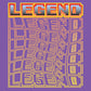 Digital Dynasty: The Legend Tee - Red Edition