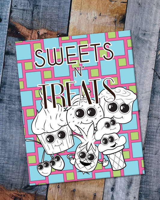 Sweets N' Treats : A Tasty Time For Coloring